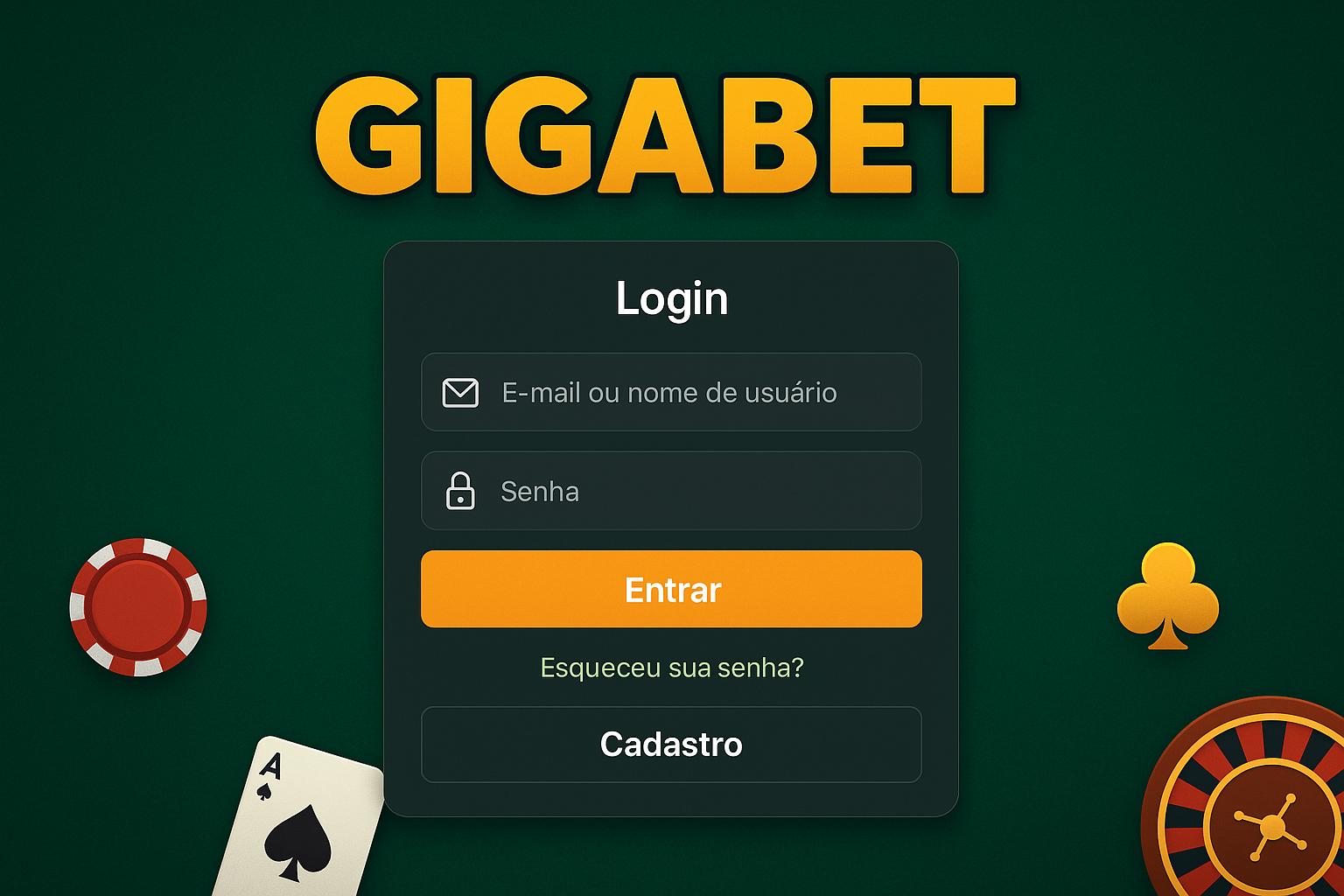 Não Perca tempo, o rRgistro na site GIGABET  